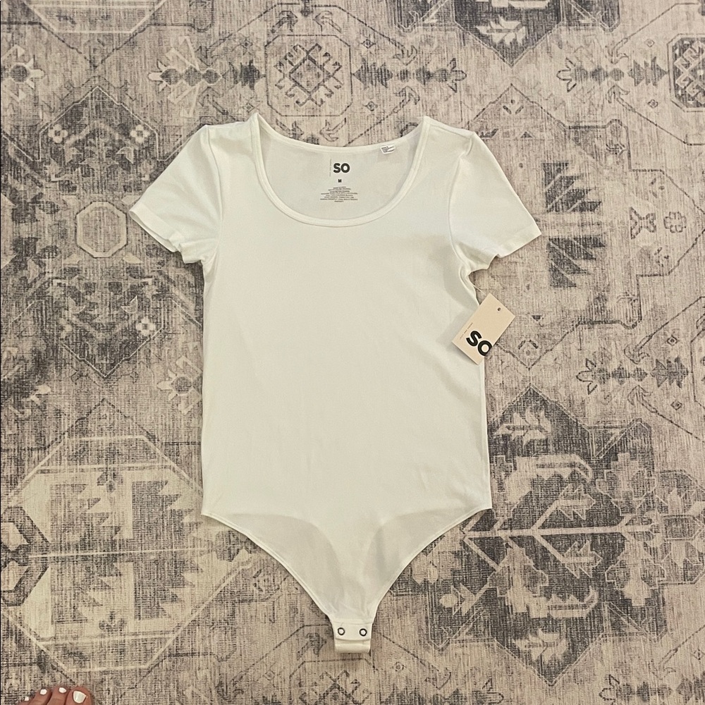 SO Cream Short Sleeve Bodysuit